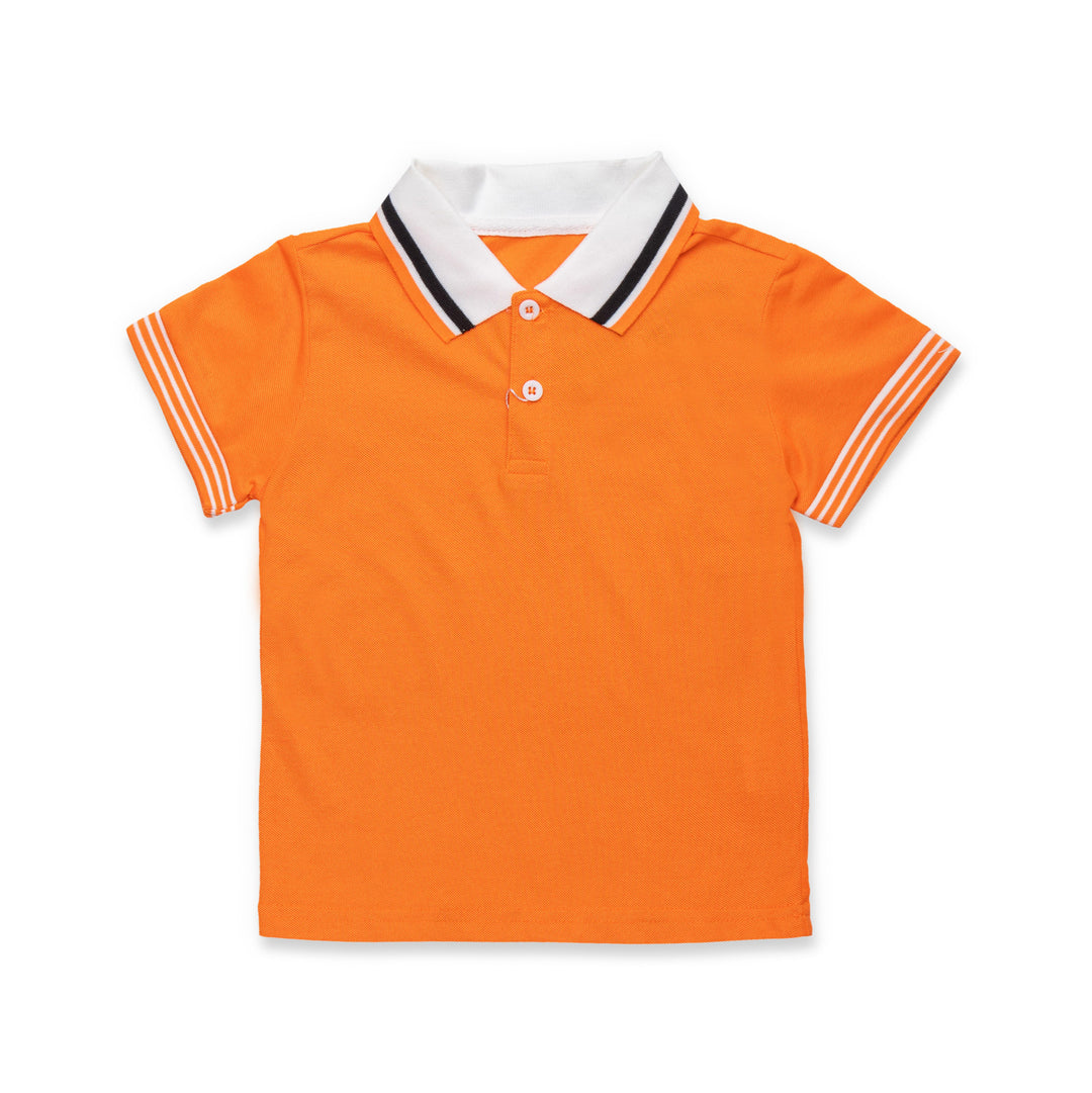 BASIC POLO WITH TWO COLLAR STRIPES