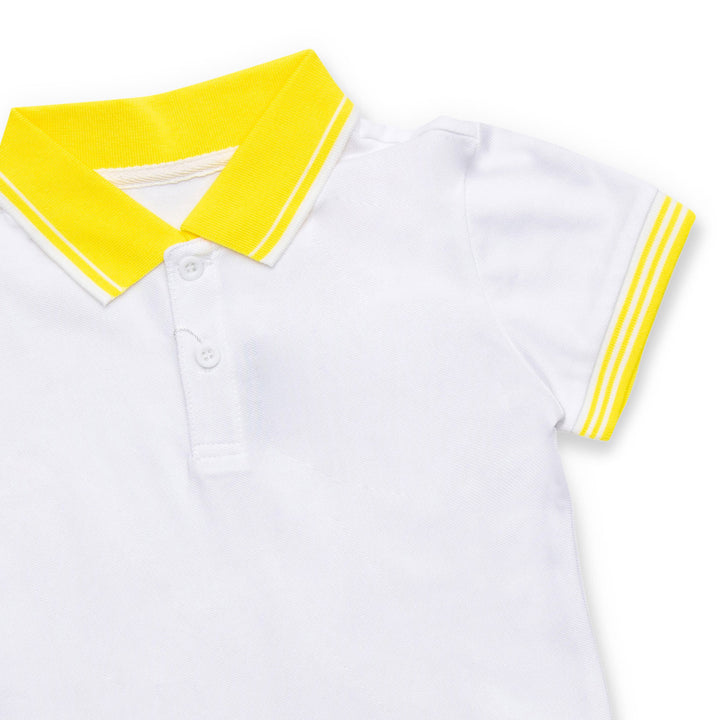 BASIC POLO WITH TWO COLLAR STRIPES