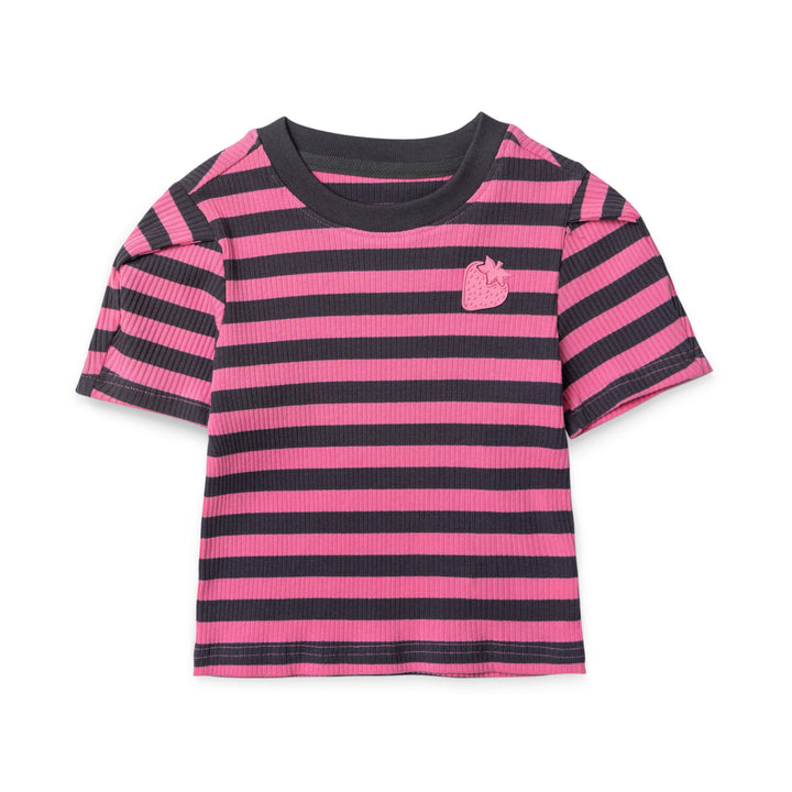 STRAWBERRY STRIPES TSHIRT