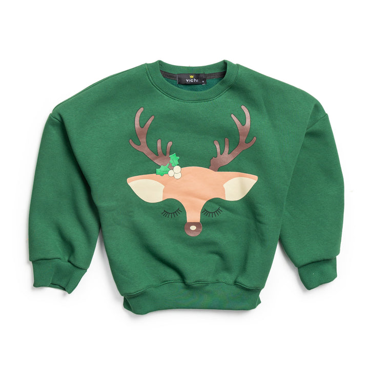 REINDEER CHRISTMAS SWEATSHIRT