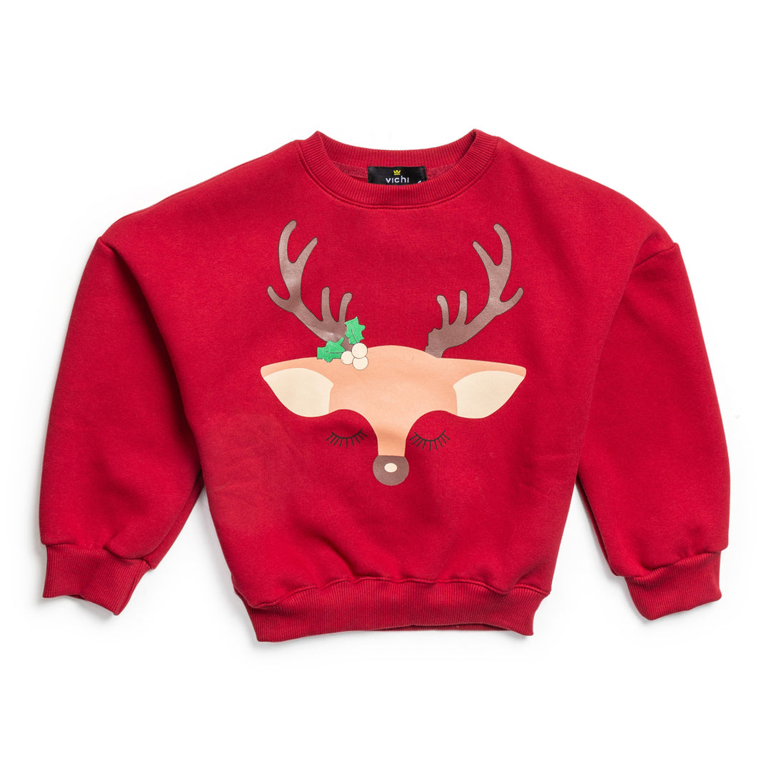 REINDEER CHRISTMAS SWEATSHIRT