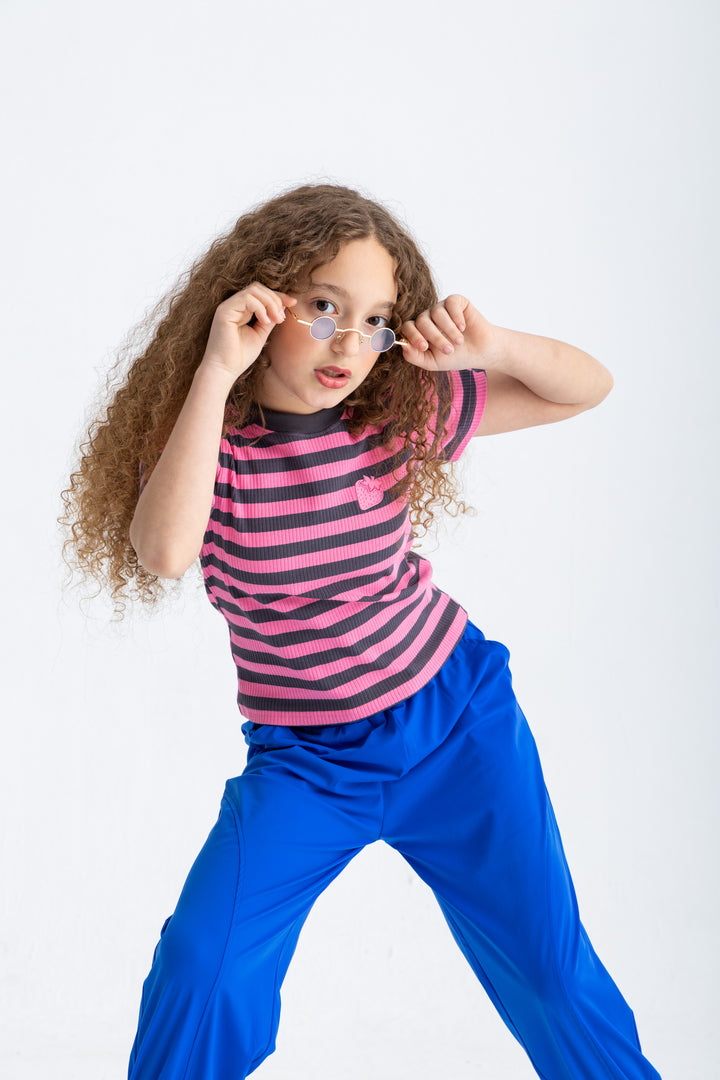 STRAWBERRY STRIPES TSHIRT