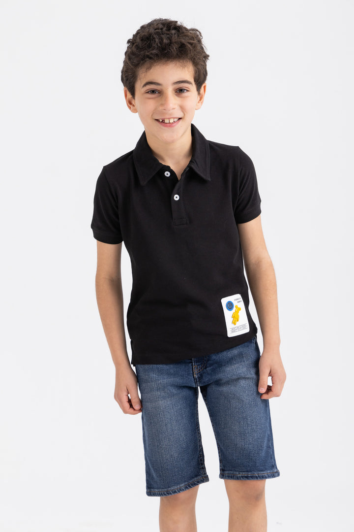 POLO SHIRT WITH PATCH