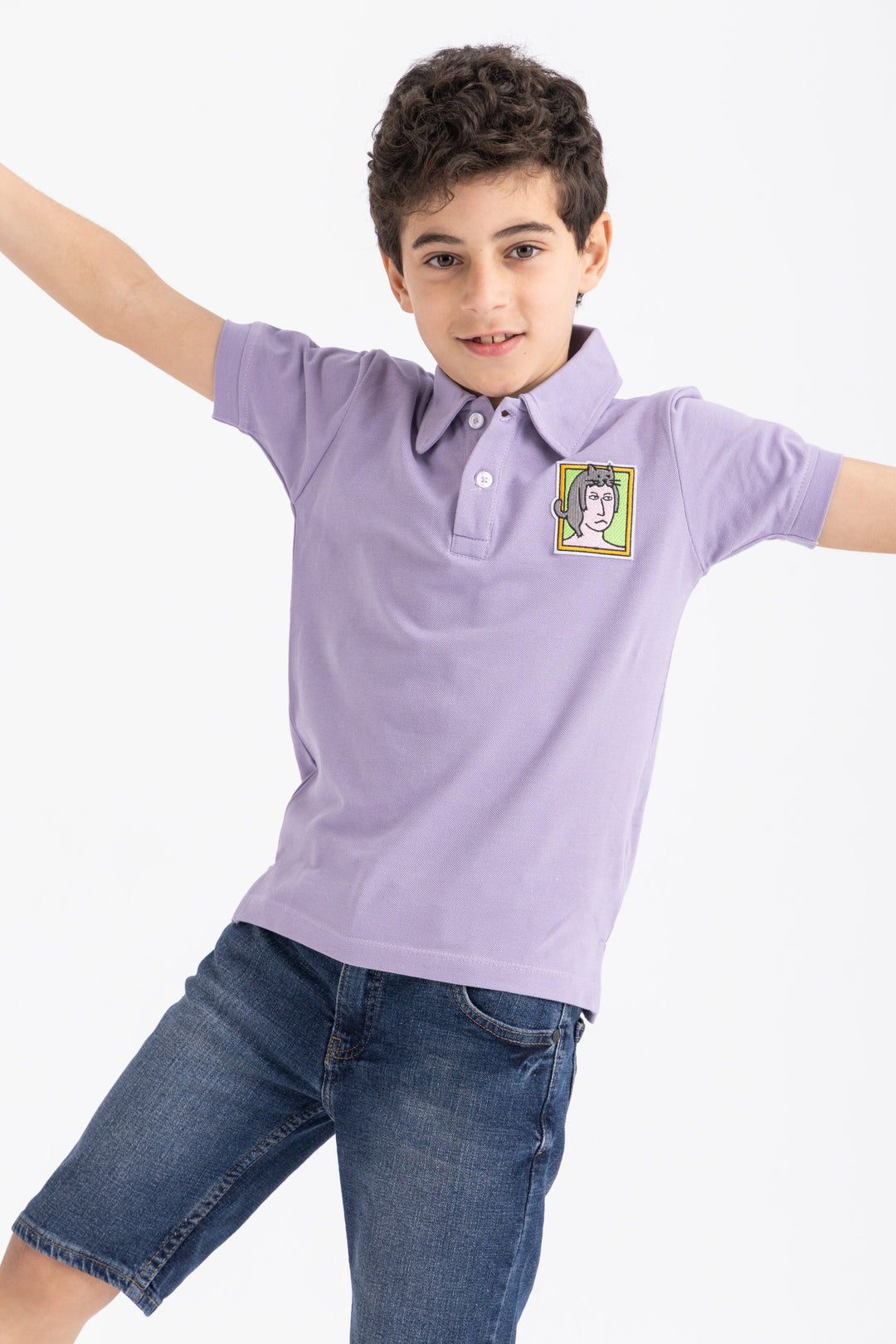 POLO SHIRT WITH PATCH