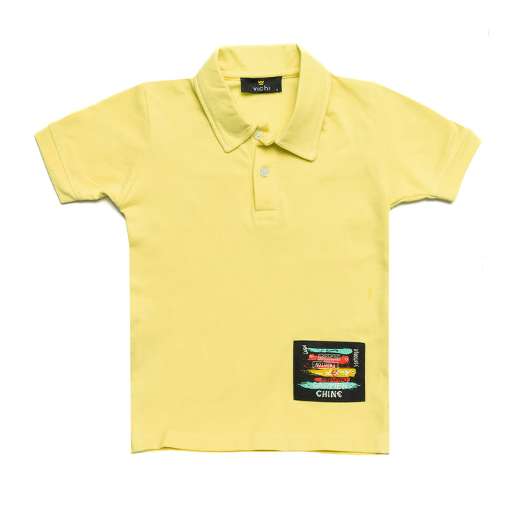 POLO SHIRT WITH PATCH