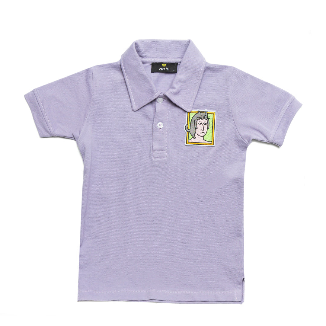 POLO SHIRT WITH PATCH